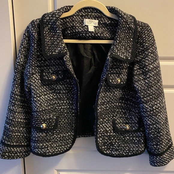 Loft Tweed Crop Blazer - Picture 6 of 6